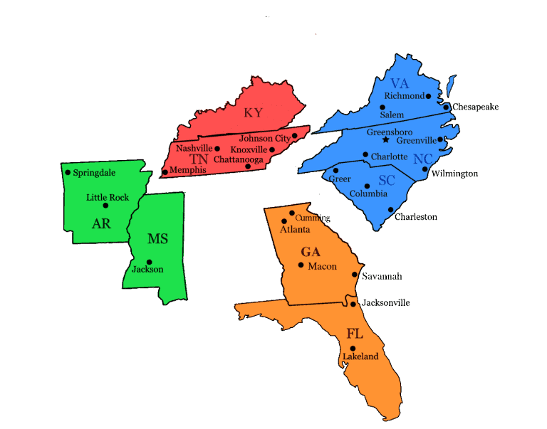 Municipal Coverage Map